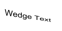 Wedge Text