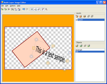 Multilayer Image Editor screenshot