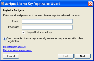 License Key Registration Wizard