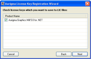 License Key Registration Wizard