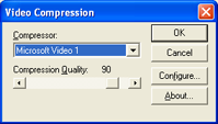 Compressor dialog screenshot